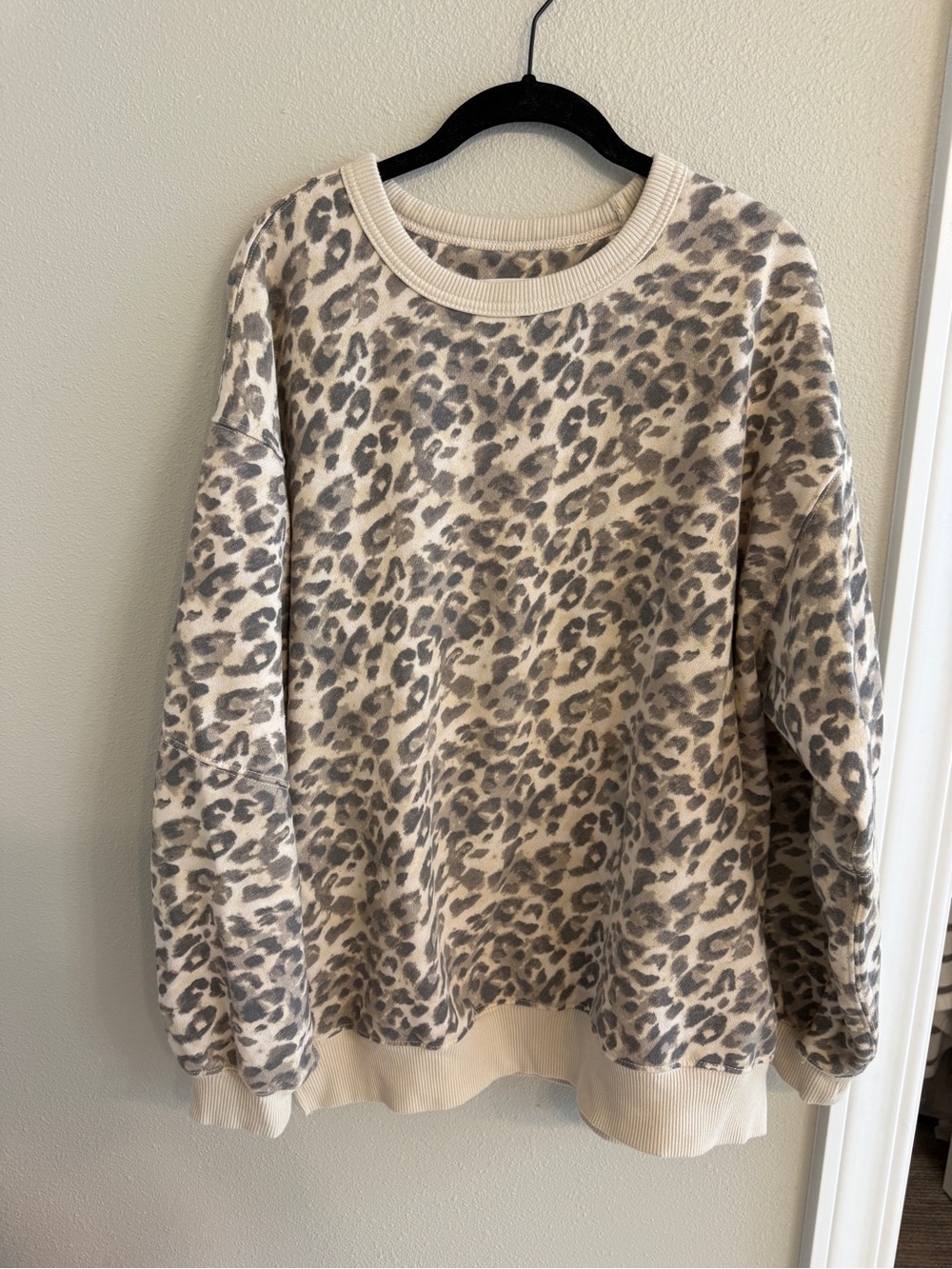 Aerie Tres Chic Sweatshirt in Cake Batter